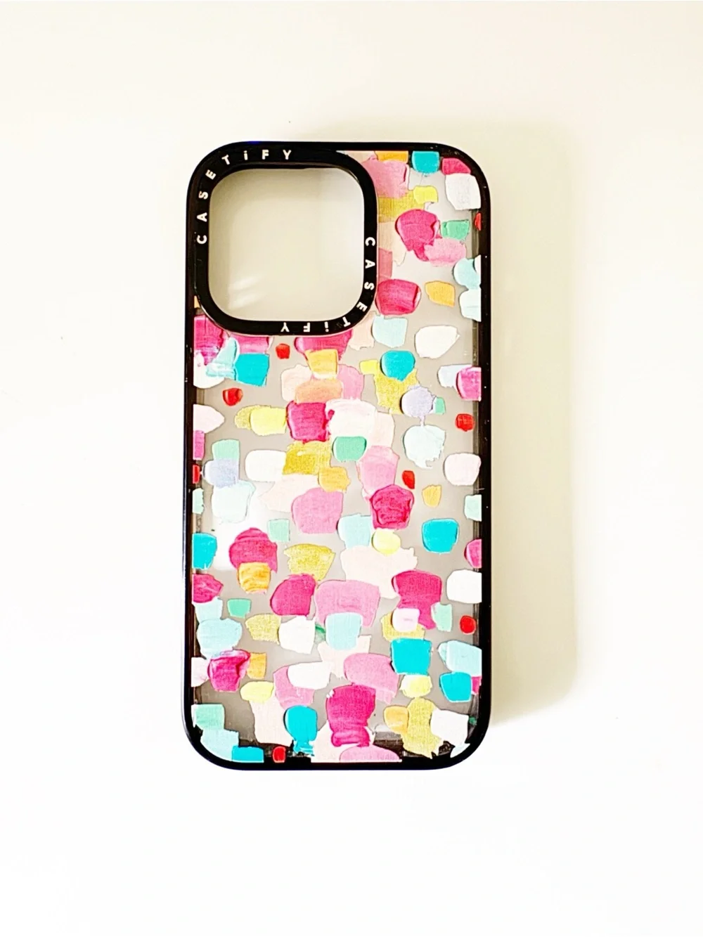 CASETiFY iPhone 16 Pro Impact Case Colorful Abstract Paint Dot Print